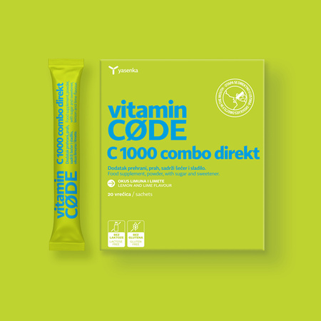 YASENKA Vitamin Code C 1000 Combo Direct suplement diety 20 saszetek